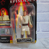 
              Star Wars Obi-Wan Kenobi Figure Jedi Knight Comm Tech Episode 1 - New Sealed
            