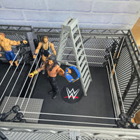 
              WWE War Games Wrestling Ring Cage Match Play Set With Figures + Ladders
            