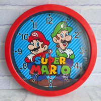 
              Super Mario Wall Clock Nintendo Mario + Luigi
            