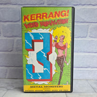 
              Kerrang Video Kompilation 3 VHS Iron Maiden Whitesnake Anthrax Poison Megadeth
            