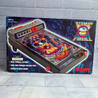 
              TOMY Atomic Pinball Game Vintage 1979 Black Version With Feet + Box - A+ Conditi
            