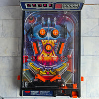 
              TOMY Atomic Pinball Game Vintage 1979 Black Version With Feet + Box - A+ Conditi
            