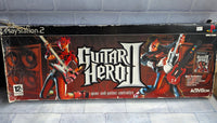 
              Guitar Hero 2 Red SG Wired Guitar Controller PS2 Boxed With Game - Tested Working
            
