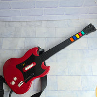 
              Guitar Hero 2 Red SG Wired Guitar Controller PS2 Boxed With Game - Tested Working
            