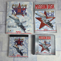 
              SU-27 Flanker Mission Disk Big Box PC Game Version 1.5 + 150 New Missions - Rare
            
