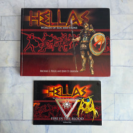 Hellas Worlds of Sun and Stone RPG Core Book Bundle + Fire In The Blood