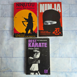 Ninja Book Bundle Ninjutsu History Tradition Best Karate Spirit Shadow Warrior