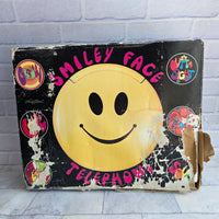 
              Smiley Face Telephone Vintage Telemania Land Line 1997 In Box Smiley Emoji
            