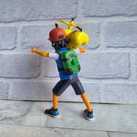 
              Pokemon Ash Ketchum + Pikachu Battle Figure
            