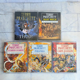 Terry Pratchett Audio Cassette Tape Bundle Thud Night Watch Guards Guards