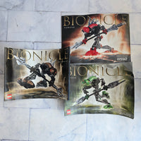 
              Lego Bionicle Bundle Panrahk Lerahk Turahk - Complete in Box with Manual
            