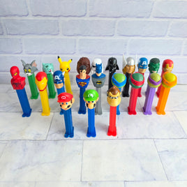 Gaming PEZ Bundle 22x PEZ Dispensers TMNT Pokemon Mario Avengers Batman Spiderma