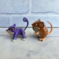 
              Pokémon Rattata + Raticate Figure Bundle Tomy Vintage 1998 CGTSJ
            