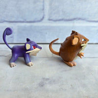 
              Pokémon Rattata + Raticate Figure Bundle Tomy Vintage 1998 CGTSJ
            