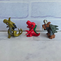 
              Digimon Figure Bundle Tyrannomon MetalSeaDramon Zudomon Vintage Tomy 1998
            