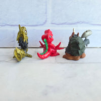 
              Digimon Figure Bundle Tyrannomon MetalSeaDramon Zudomon Vintage Tomy 1998
            
