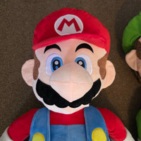 
              Super Mario + Luigi Jumbo Plush Bundle 40" Large Giant Soft Toy Nintendo
            