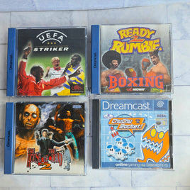 Dreamcast Game Bundle - House Of The Dead 2 Chu Chu Rocket Ready 2 Rumble UEFA