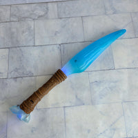 
              Avatar Blue Na'Vi Knife Dagger Electronic Light Up - Disney World Theme Park Rare
            