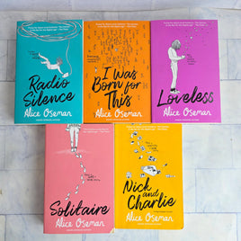 Alice Oseman Book Bundle Collection Solitaire Radio Silence Loveless I Was Born