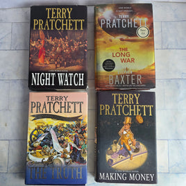 Terry Pratchett Hardback Book Bundle - Discworld Night Watch Truth Making Money