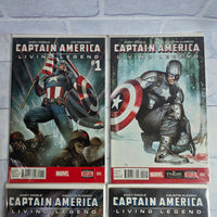 
              Captain America Living Legend Comic Bundle Issue 1 - 4 Complete Set Bag + Board
            