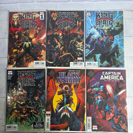 King In Black Comic Bundle Issue 1 - 4 + Issue 1 Captain America + Black Knight