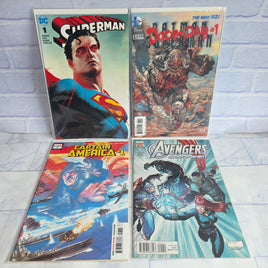 Superman Batman Comic Bundle ALL Issue 1 + Lenticular Captain America Avengers