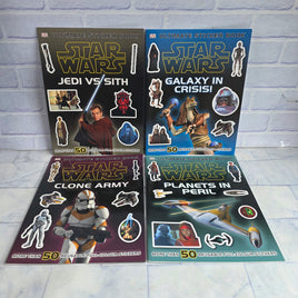 Star Wars Episode 1 Ultimate Sticker Book Bundle Jedi vs Sith Clone Army Galaxy