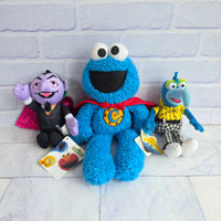 
              Sesame Street Plush Bundle Von Count Cooking Monster Gonzo Muppet Jim Henson
            
