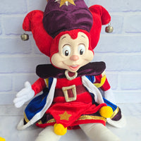 
              Pardoes Magic Jester mascot Efteling Theme park Netherlands Plush - Hard Head
            