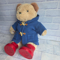 
              Paddington Bear Build A Bear with Outfit + Red Boots Set 2012
            