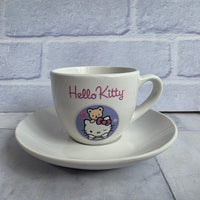 
              Hello Kitty Tea Party Set For 4 People - Cup Saucer Milk Jug Sugar Bowls - New
            