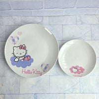 
              Hello Kitty Dinner Plate + Side Plate Bundle Retro 2009 - New
            