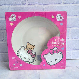 Sanrio Hello Kitty Party Collection Shallow Bowl - New In Box Retro 2009