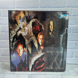 X Files Topps Cards Binder  Season 1 2 & 3 In Folder Foils Filled With Cards