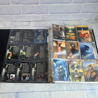 
              X Files Topps Cards Binder  Season 1 2 & 3 In Folder Foils Filled With Cards
            