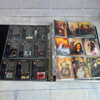 
              X Files Topps Cards Binder  Season 1 2 & 3 In Folder Foils Filled With Cards
            