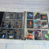 
              X Files Topps Cards Binder  Season 1 2 & 3 In Folder Foils Filled With Cards
            