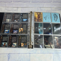 
              X Files Topps Cards Binder  Season 1 2 & 3 In Folder Foils Filled With Cards
            