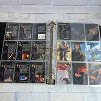
              X Files Topps Cards Binder  Season 1 2 & 3 In Folder Foils Filled With Cards
            