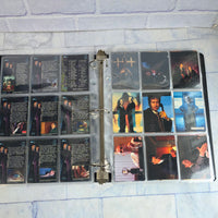
              X Files Topps Cards Binder  Season 1 2 & 3 In Folder Foils Filled With Cards
            