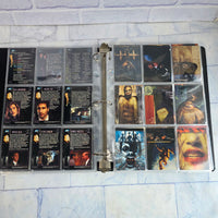 
              X Files Topps Cards Binder  Season 1 2 & 3 In Folder Foils Filled With Cards
            