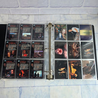 
              X Files Topps Cards Binder  Season 1 2 & 3 In Folder Foils Filled With Cards
            