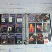 
              X Files Topps Cards Binder  Season 1 2 & 3 In Folder Foils Filled With Cards
            