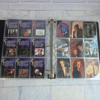 
              X Files Topps Cards Binder  Season 1 2 & 3 In Folder Foils Filled With Cards
            
