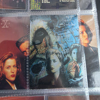 
              X Files Topps Cards Binder  Season 1 2 & 3 In Folder Foils Filled With Cards
            