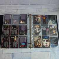
              X Files Topps Cards Binder  Season 1 2 & 3 In Folder Foils Filled With Cards
            