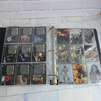 
              X Files Topps Cards Binder  Season 1 2 & 3 In Folder Foils Filled With Cards
            