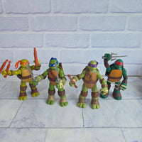 
              Teenage Mutant Ninja Turtles Figure Bundle With Weapons Krang Rocksteady Beebop
            